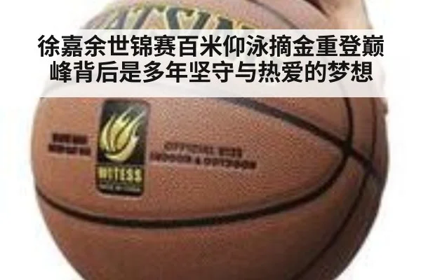 徐嘉余世锦赛百米仰泳摘金重登巅峰背后是多年坚守与热爱的梦想